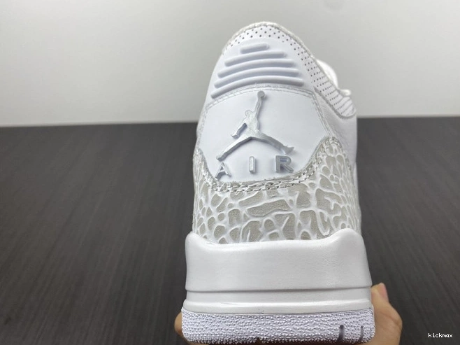 Rep MAX PS Retro 'Triple White' Jordan 3 429487-111 Air 0701
